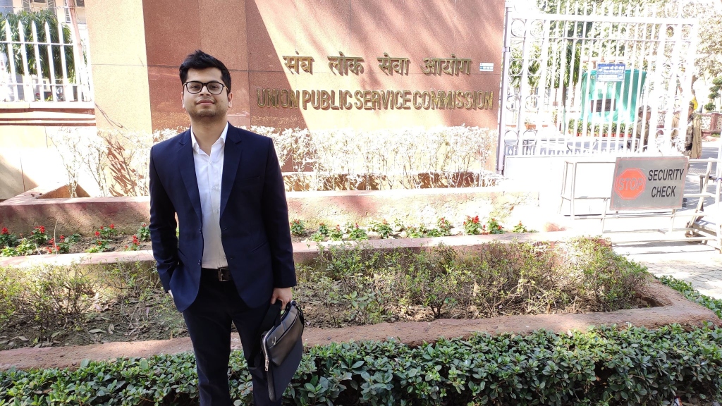 Adarsh Agrahari at UPSC Interview